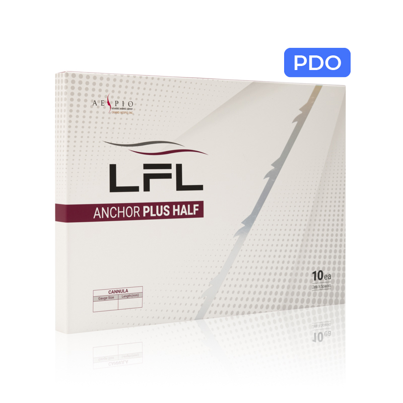 Мезонити Anchor PLUS HALF с двумя последовательными зубцами на канюле PDO 21G x 100 мм (10 шт.)